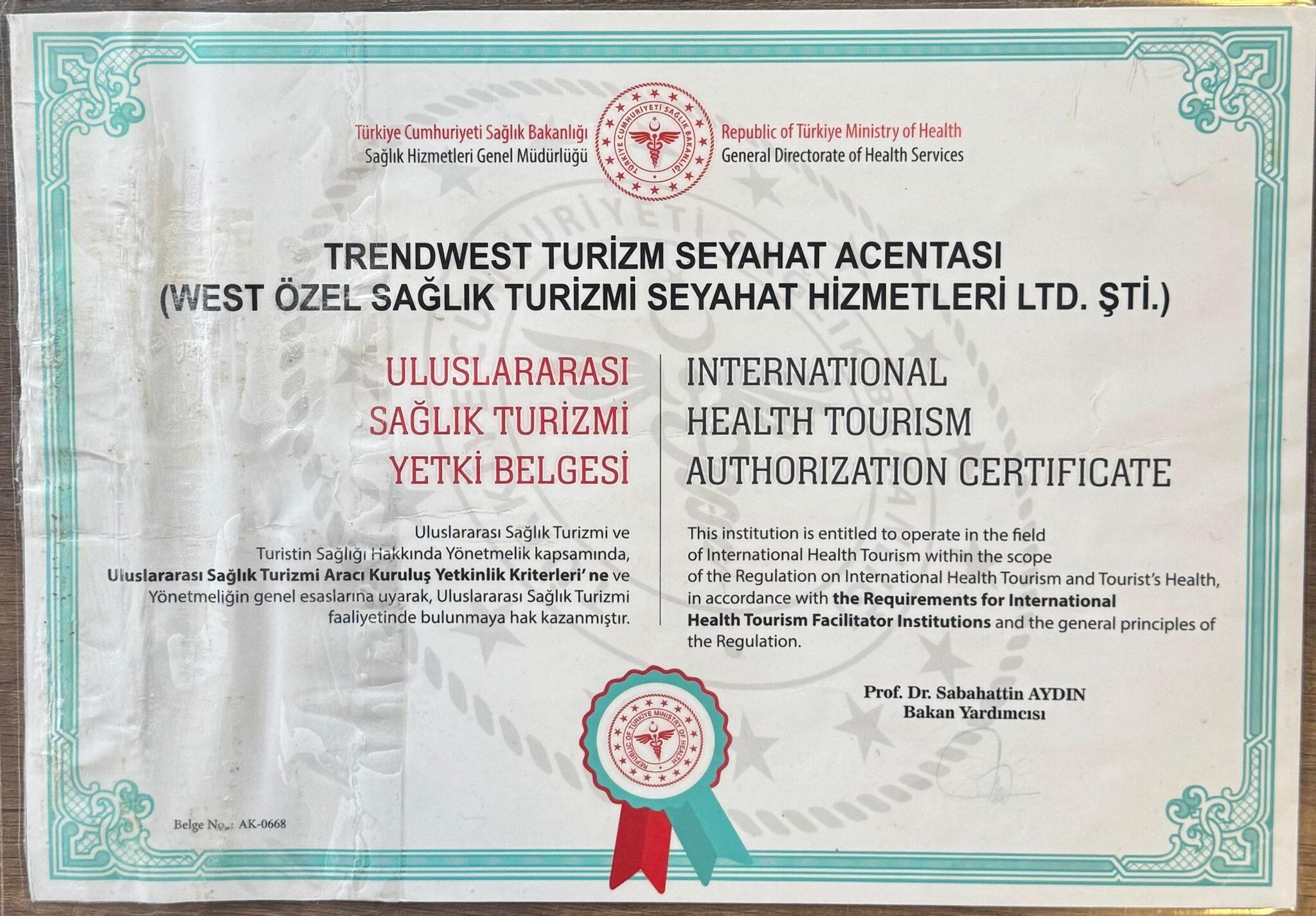 ISO Sertifikası